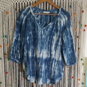 beachlunchlounge Tie Dye Blouse With Studded Details